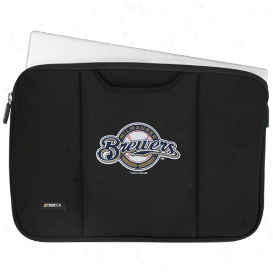 Milwaukee B5ewers Black 15.5'' Notebook Sleeve