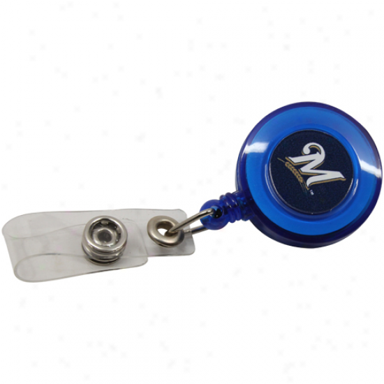 Milwaukee Brewers Navy Blue Badge Reel