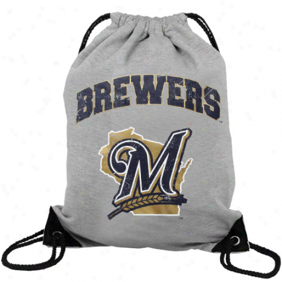 Milwaukee Brewers Practice Backsack - Ash