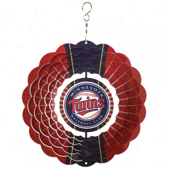 Minnesota Twins 10'' Team Logo Designer Wind Spinner