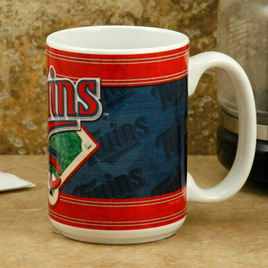 Minnesota Twins 15oz. Sublimated Logo Mug