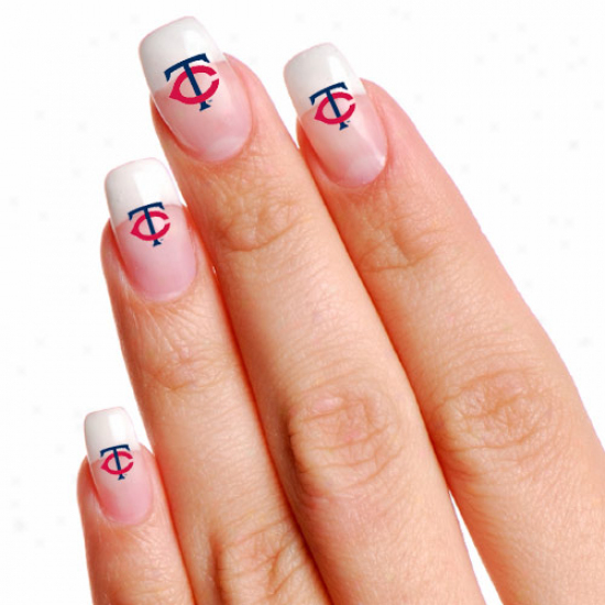 Minnesota Twins 4-pack Temporary Nail Tattoos