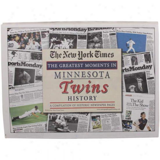 Minnesota Twins Greatest Moments Newspapers