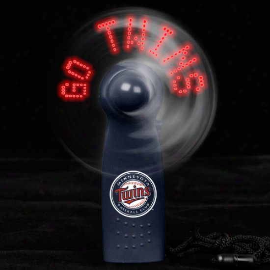 Minnesota Twins Light-up Handheld Message Fan