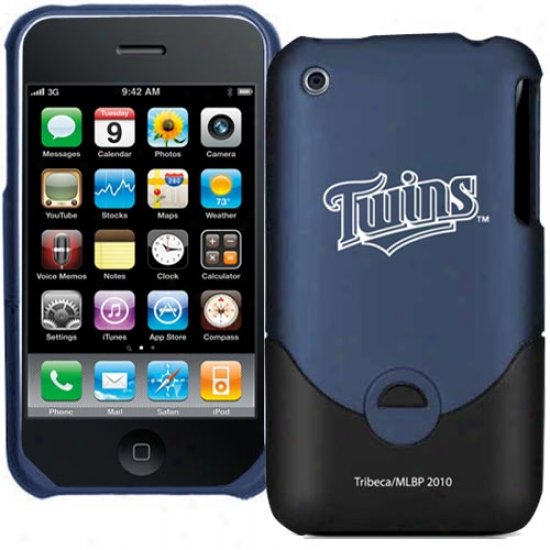 Minnesota Twins Navy Blue Iphone 3g/3gs Duo Shell Case