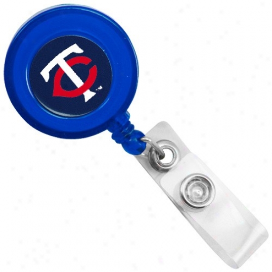 Minnesota Twins Royal Blue Badge Reel