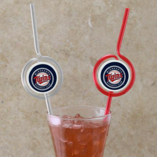 Minnesota Twins Team Sips Straws