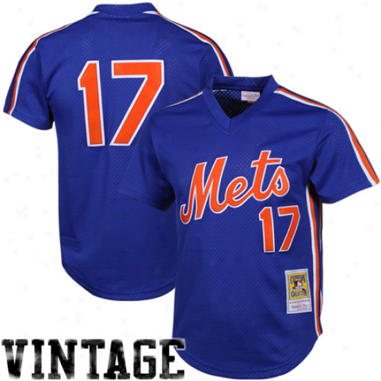Mitchell & Ness Keith Hernandez New York Mets Authentic Throwback Jersey - Royal Blue