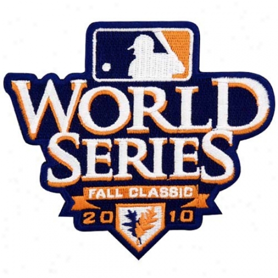 Mlb 2010 World Series Fall Classic Embroidered Logo Collectible Patch