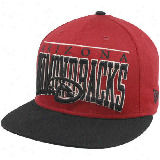 New Era Arizona Diamondbacks Sedona Red 9ffty Le Arch Snapback Adjustable Hat