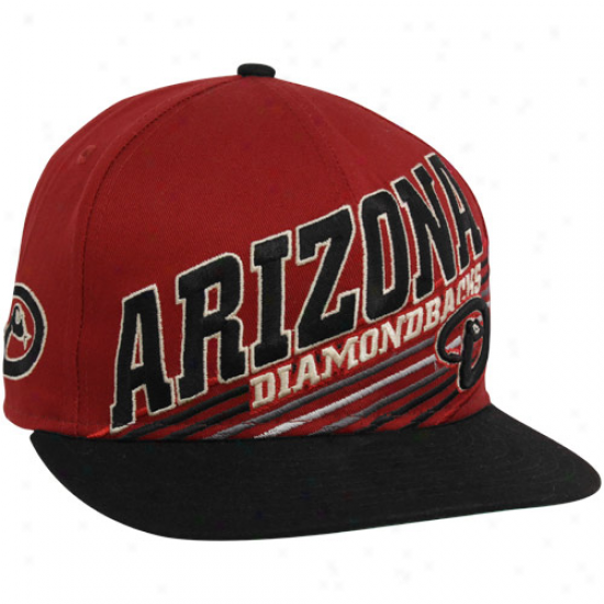 New Era Arizona Diamondbaacks Sedona Red-black 9fifty Still Anglin' Snapback Adjustable Hat