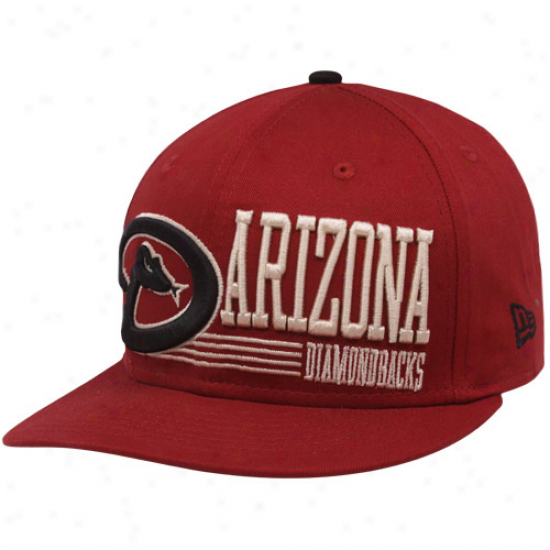 Starting a~ Era Arizona Diamondbacks Sedona Red Retro Look 9fifty Snapback Adjustable Hat