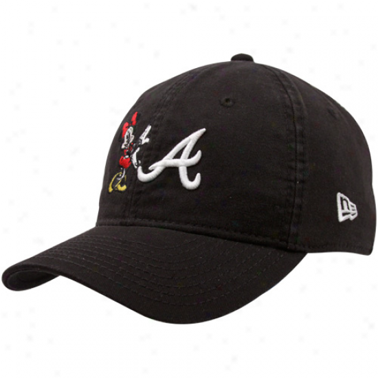 New Era Atlanta Braves Youth Girls Minnie Essentials Adjustable Hat