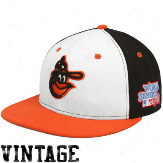 New Era Baltimore Orioles White-black 1983 World Succession 59fifty Fitted Hat