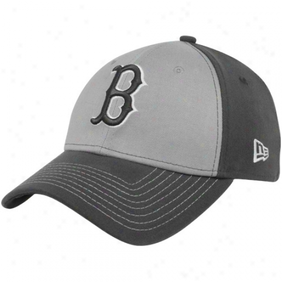 New Point of time Boston Red Sox Gray Two-tone Platinum Classic 39thirty Hat