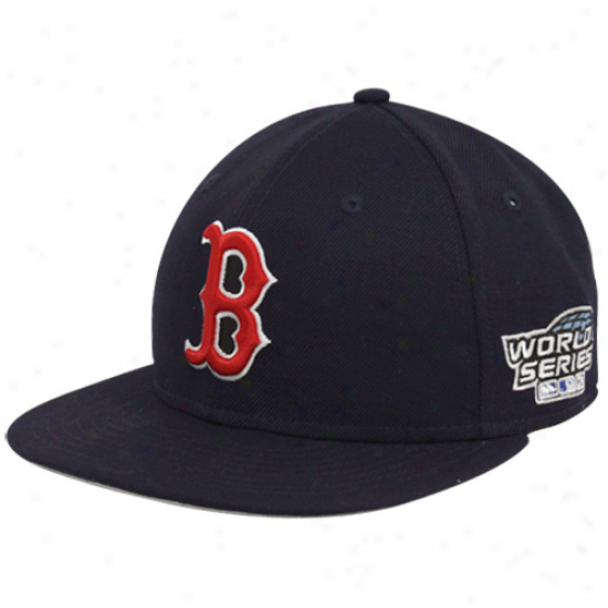 New Era Boston Red Sox Navy Blue 2004 World Series 59fifty Fitted Hat