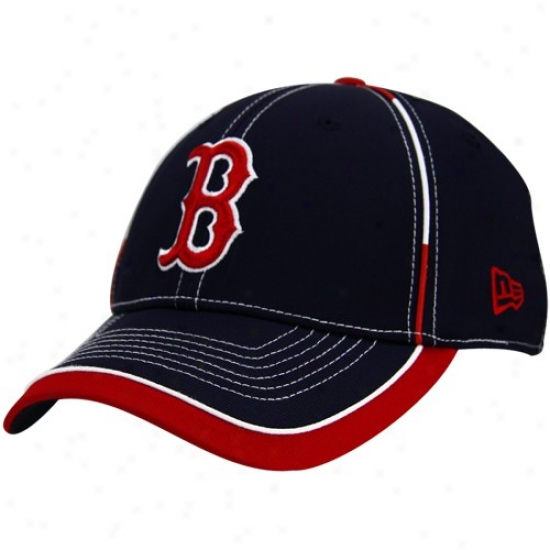 New Era Boston Red Sox Navy Blue 3thirty Stretch Fit Hat