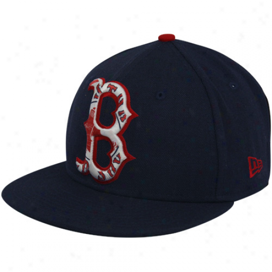 New Point of time Boston Red Sox Navy Blue Bois 59fifty Fitted Hat