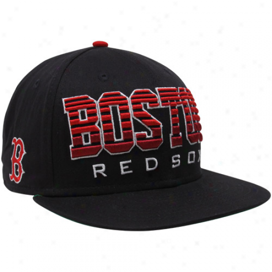 New Era Boston Red Sox Navy Blue Fade 9fifty Snapback Adiustale Hat