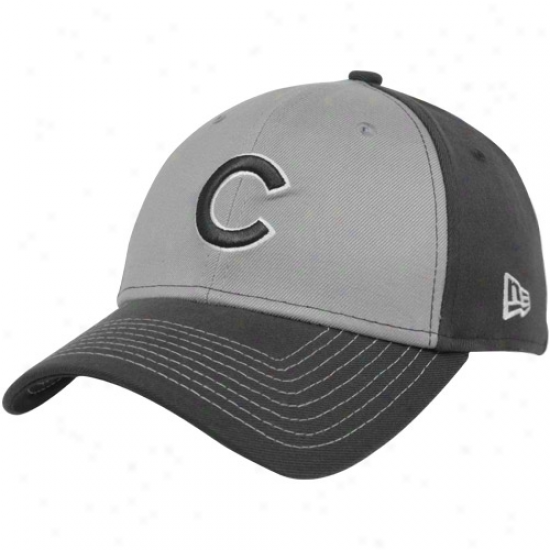 New Era Chicafo Cubs Gray Two-tone Platinum Classic 39thirty Cardinal's office