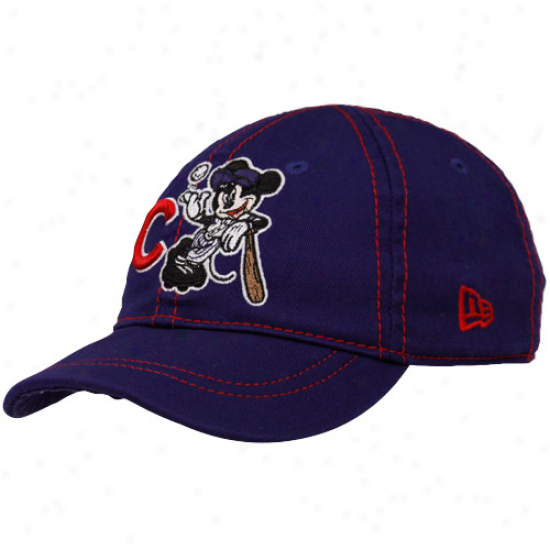 New Era Chicago Cubx Infant Navy Blue Mickey Jr. Essentials Hat