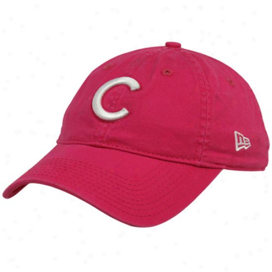New Era Chicago Cubs Ladies Pink Fashion Essential Adjustable Cardinal's office