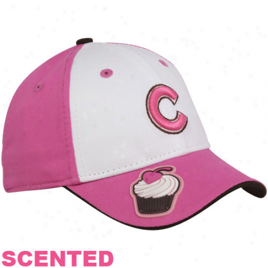 New Era Chicago Cubs Preschool Girls Pink-white Scented Cupcake Cardinal's office