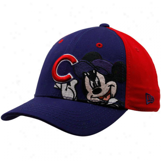 New Era Chicagoo Cubs Preschool Navy Blue-red Mickey Pop-up Adjustable Hat