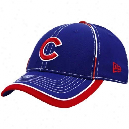 New Era Chicago Cubs Riyal Blue 39thirty Stretch Fit Hat