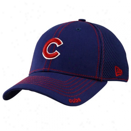 New Era Chicago Cubs Royal Blue Neo 39thirty Stretch Fit Hat