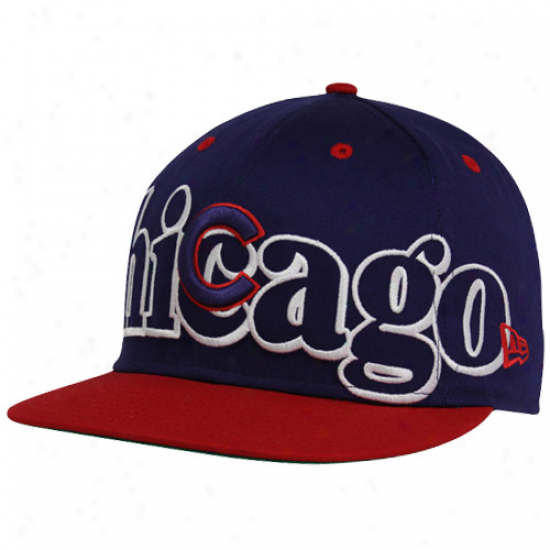 New Era Chicago Cubs Royal Blue-red Big City Punch 9fifty Snapback Adjustable Cardinal's office