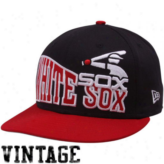 New Era Chicago Of a ~ color Sox Blaco-red Stoked Snapback Hat