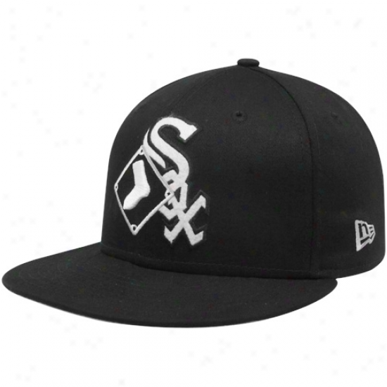 New Era Chicago Happy Sox Black Two Fold 9fifty Snapback Adjustable Hat