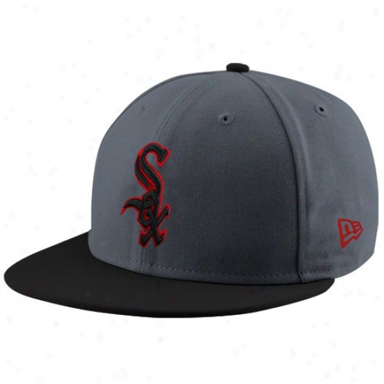 Neww Era Chicago White Sox Gray-black League 59fifty Fitted Hat