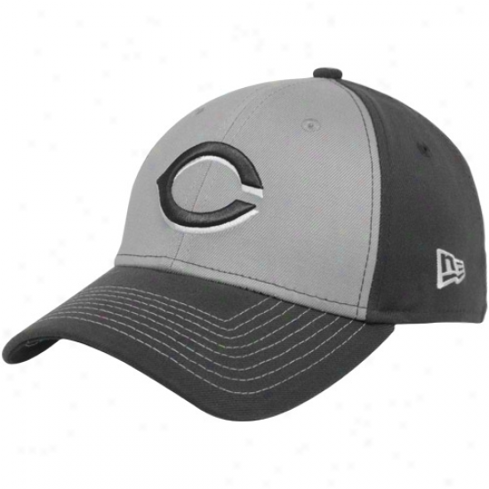 New Era Cincinnati Reds Gray Two-tone Platinum First-rate 39thirty Hat