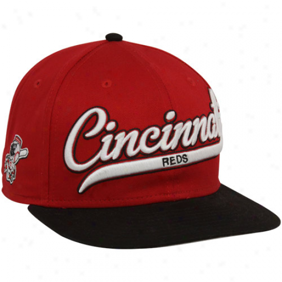 Just discovered Era Cincinnati Reds Red-black Scripter Snapback Adjustable Hat