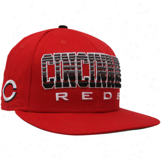 New Point of time Cincinnati Reds Red Fade 9fifty Snapback Adjustable Hat