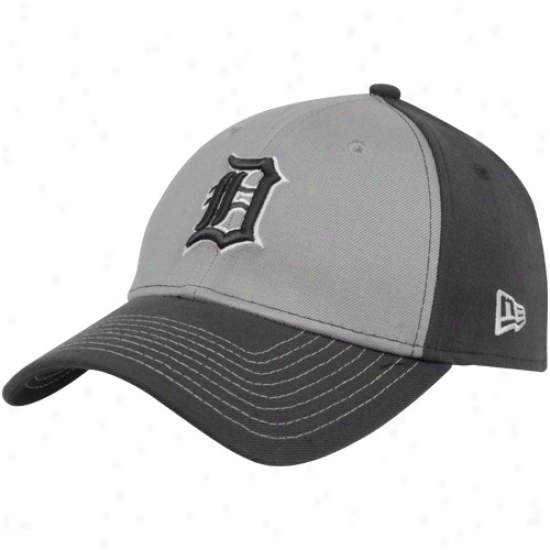 New Era Detroit Tigers Gray Two-tone Elegant 39thirty Hat