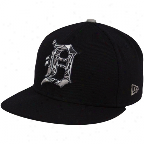 New Era Detroit Tigers Navy Blue Bois 59fifty Fitted Hat