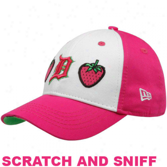 New Era Detroit Tigers Preschool Strawberry Shake Adjustable Scratch And Sniff Hat