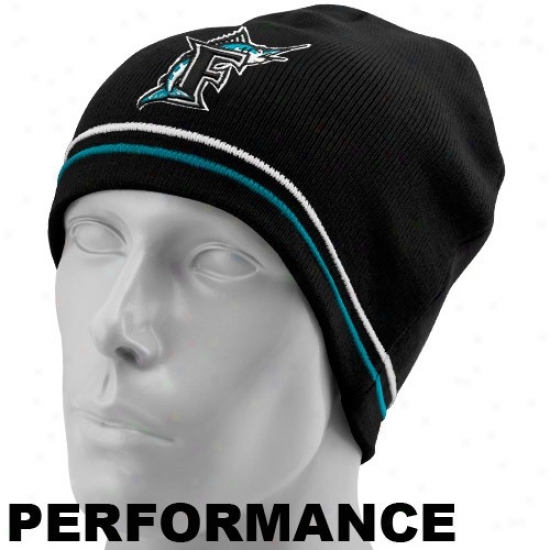 Just discovered Era Florida Marlins Black Mlb Authentic Cooperstown Toque Performance KnitB eanie