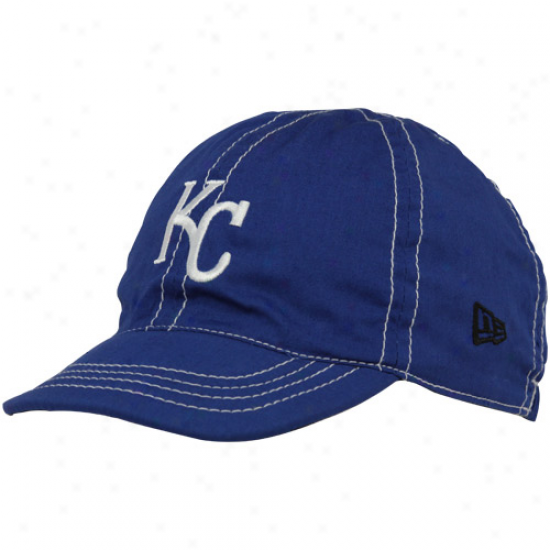 New Era Kansas City Royals Infant Royal Blue-black Mesa Reversible Hat