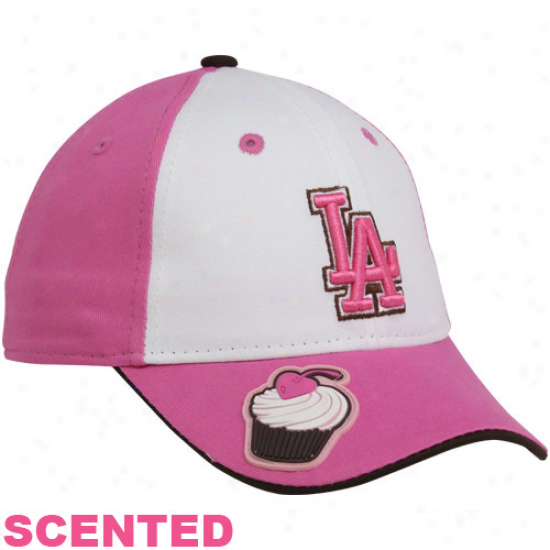 New Era L.a. Dodgers Preschool Girls Pink-white Scented Cupcake Hat