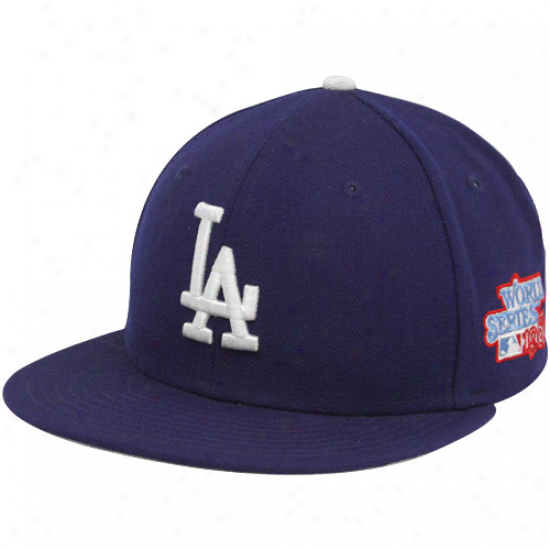 New Era L.a. Dodgers Royal Blue 1981 World Series 59fifty Fitted Hat