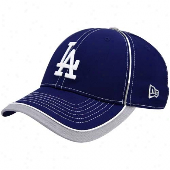 New Era L.a. Dodgers Royal Blue 39thirty Stretch Be proper Hat