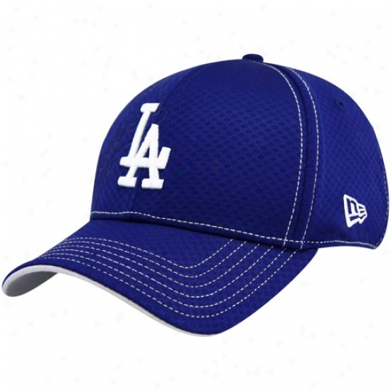 New Era L.a. Dodgers Royal Blue Acl 39thirty Flex Fit Hat