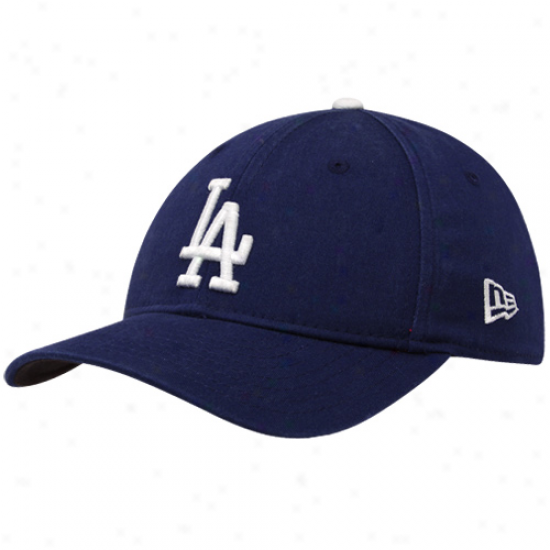 New Era L.a. Dodgers Youth oRyal Blue Tie Breaker 39thirty Stretch Fit Hat