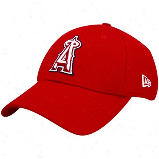 New Era Los Angeles Angels Of Anaheim Red Team Tonal 39thirty Fitted Hat