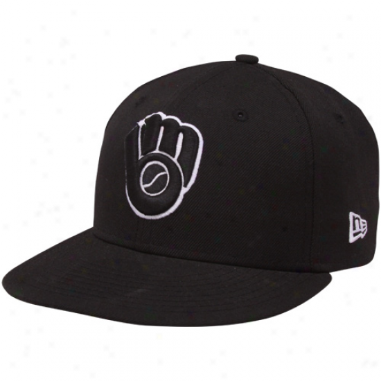 Just discovered Era Milwaukee Brewers Black League Basic 59fiftty Fitted Hat
