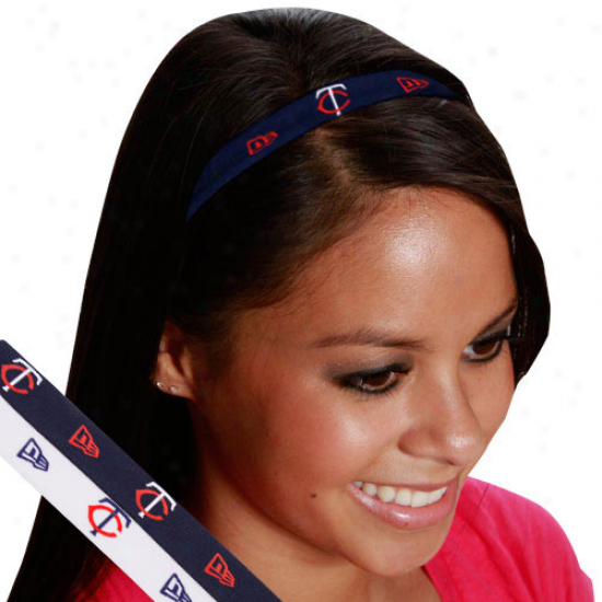 New Era Minnesota Twins 2-pack Jumbo Elastic Headbands